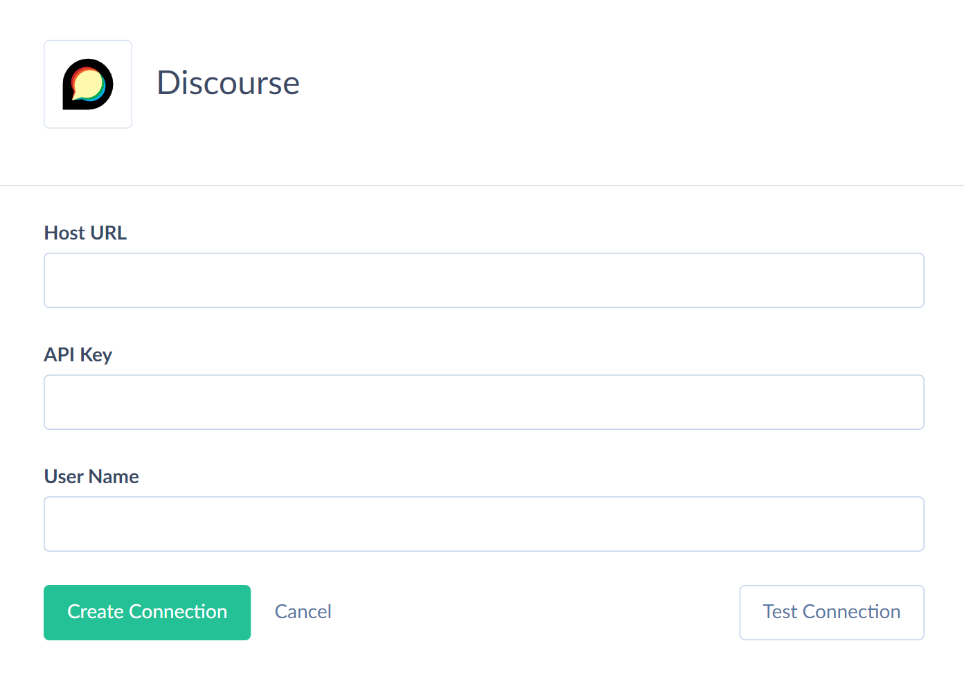 Discourse connection editor